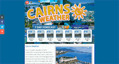 Desktop Screenshot of cairnsweather.org