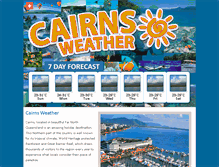 Tablet Screenshot of cairnsweather.org